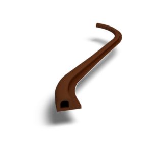 Ikkuna- ja ovitiiviste RK P-profiili ruskea 6 m EPDM