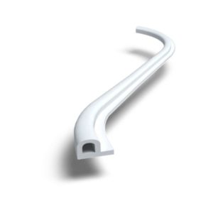 Ikkuna- ja ovitiiviste RK P-profiili valkoinen 25 m EPDM