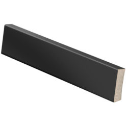 Jalkalista 12x42x3000 Musta RAL 9005