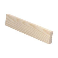 Puuvalmis sileä jalkalista 12x42x3000 mm