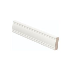 Jalkalista 12x42x3600 mm koriste valkoinen mänty NCS S 0502-Y