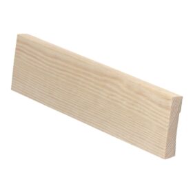 Puuvalmis sileä jalkalista 12x58x3600 mm