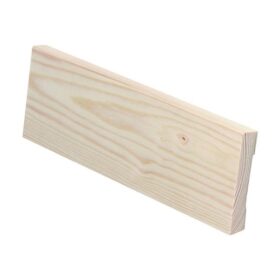 Puuvalmis sileä jalkalista 12x70x3600 mm