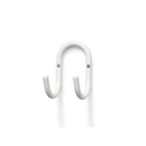 Kaksoiskoukku Saturn valkoinen Habo