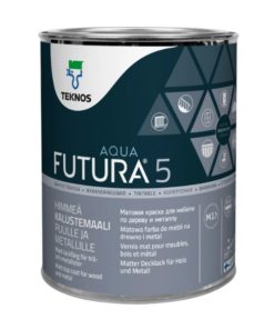 Teknos Futura Aqua 5 PM3 vesiohenteinen kalustemaali 0,9l