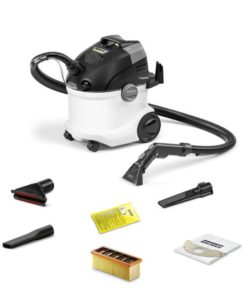 Kärcher Tekstiilipesuri SE 5 CAR – Tehokas 3-in-1-puhdistusratkaisu syväpuhdistukseen ja märkä-/kuivaimurointiin. Täydellinen perheille, allergikoille ja lemmikkitalouksille.