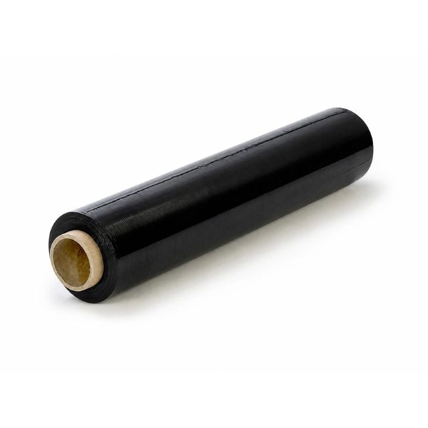 Musta käsikiristekalvo 450 mm x 300 m
