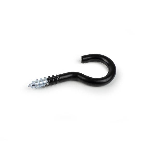 Kattokoukku 40mm musta, 5kpl, Habo 11