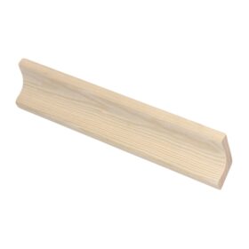 Puuvalmis mäntyinen kattolista katon ja seinän rajapinnan viimeistelyyn. Koko 14 x 40 mm.