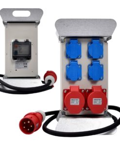 Kempten Työmaa-alakeskus 16A, 2x400V + 4x230V vikavirtasuojalla