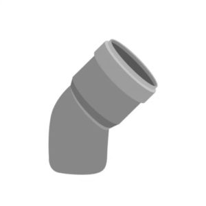 Kulmayhde HT 75 x 88,5° jyrkkä – sisäviemäröinnin HT-putkiston liitin jyrkkään suunnanmuutokseen.