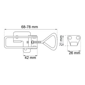 Laatikonsalpa Sinkitty, Habo 4091