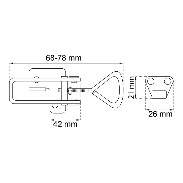 Laatikonsalpa Sinkitty, Habo 4091