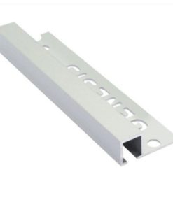 Laattalista 10x2500 Neliö Matta Hopea