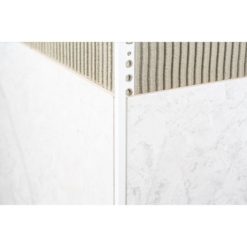 Laattalista 10x2500 Neliö Valkoinen