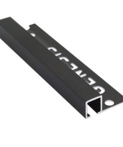 TDP100.17 Laattalista 10x2500 neliö matta musta