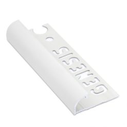 EAQ100.01 Laattalista 10x2500 pyöreä valkoinen