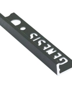 Laattalista 12x2500 l-malli Matta Musta