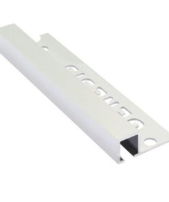 TDP120.91 Laattalista 12x2500 neliö kiiltävä hopea