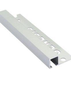 TDP080.81 Laattalista 8x2500 neliö matta hopea