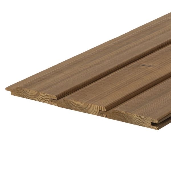 Lämpökäsitelty mäntypaneeli STP Themo-D Lunapanel 15x92x3000