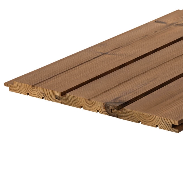 Lämpökäsitelty ulkoverhouspaneeli Lunawood UTS3 19x117x5100mm, Mänty