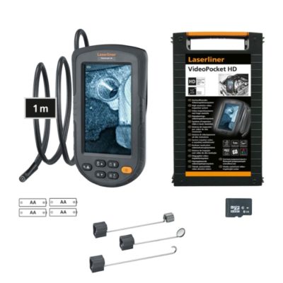 Laserliner Videopocket HD tarkastuskamera joustavalla kaapelilla ja HD-näytöllä