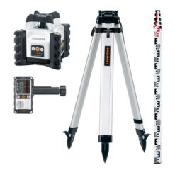 Laserliner Quadrum Compact 210S pyörivä laser jalustalla ja vastaanottimella