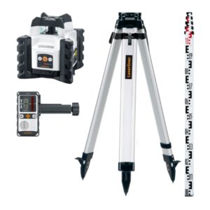 Laserliner Quadrum Compact 210S pyörivä laser jalustalla ja vastaanottimella