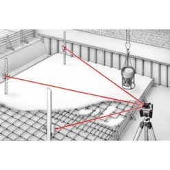Laserliner Quadrum Compact 210S pyörivä laser jalustalla ja vastaanottimella