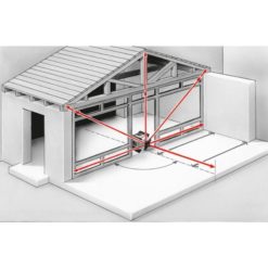 Laserliner Quadrum Compact 210S pyörivä laser jalustalla ja vastaanottimella