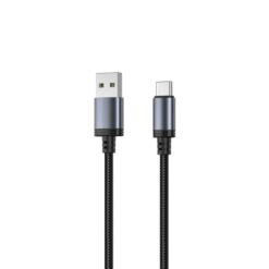 Mobia USB-A USB-C latauskaapeli 30 W 1 m musta