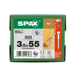 Lattialautaruuvi 3,5x45mm 500kpl SPAX