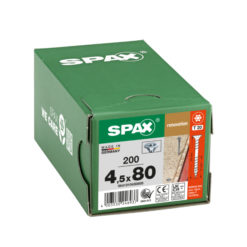 Lattialevyruuvi 4,5x80mm 500kpl SPAX