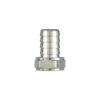 Kromattu letkuliitin 3/4″ SK x 19 mm – tyylikäs ja kestävä liitin letkuille ja vesipisteisiin