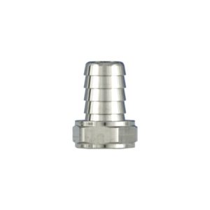 Kromattu letkuliitin 3/4″ SK x 19 mm – tyylikäs ja kestävä liitin letkuille ja vesipisteisiin