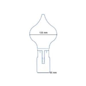 Lipputangon Nuppi ja Holkki 135mm/65mm Plastiset