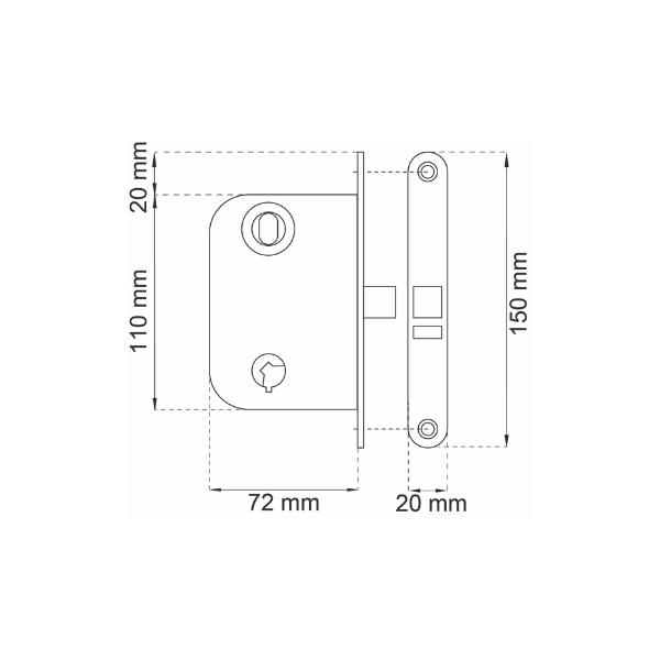 Lukkorunko Sis. Avain, Habo 62014