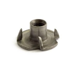 Lyöntimutteri 3206, käsittelemätön Ø 25 mm, M10 – teräksinen lyöntimutteri puu- ja levyrakenteisiin, 4 kpl/pkt. ART.NR 17263, EAN 7317900172632.