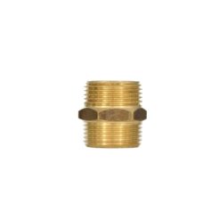 Kaksoisnippa 1 1/4" messinki