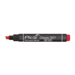 Pica Classic 521 merkintätussi, punainen, viistokärki 2–6 mm, permanentti