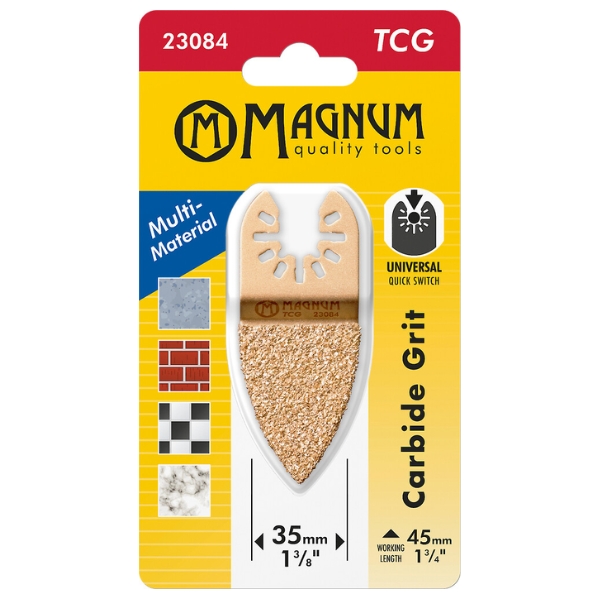 Magnum kovametalliraspi TCG 35mm sormen muotoisella kaksipuoleisella hiomapinnalla.