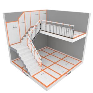 Lattiasuoja 75m2 Proof Maitokartonki