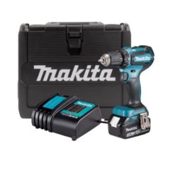 Makita DDF485SF -akkuporakone – tehokas ja kompakti työkalu poraukseen ja ruuvaukseen.
