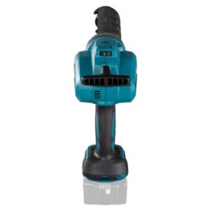 Makita DCG180Z 18V – tehokas akkumassapuristin patruunoille. Portaaton nopeudensäätö, 360° pyörivä pidin, LED-valo. Runkoversio.