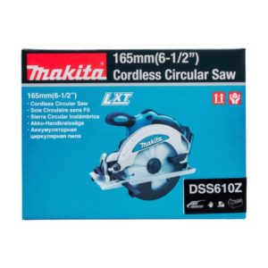 Makita DSS610Z on kevyt ja tehokas 18V akkupyörösaha