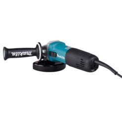 Makita GA5040CF01 kulmahiomakone – tehokas 1400 W moottori, säädettävä kierrosluku ja SJS2-tärinänvaimennus. Ergonominen ja turvallinen valinta ammattikäyttöön.