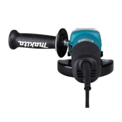 Makita GA5040CF01 kulmahiomakone – tehokas 1400 W moottori, säädettävä kierrosluku ja SJS2-tärinänvaimennus. Ergonominen ja turvallinen valinta ammattikäyttöön.