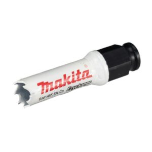 Makita EzyChange 16mm reikäsahanterä – nopea ja kestävä bimetalliterä monipuoliseen käyttöön. EzyChange-pikakiinnitys, 8 % kobolttia.