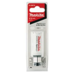 Makita EzyChange 22mm reikäsahanterä – nopea ja kestävä bimetalliterä monipuoliseen käyttöön. EzyChange-pikakiinnitys, 8 % kobolttia.